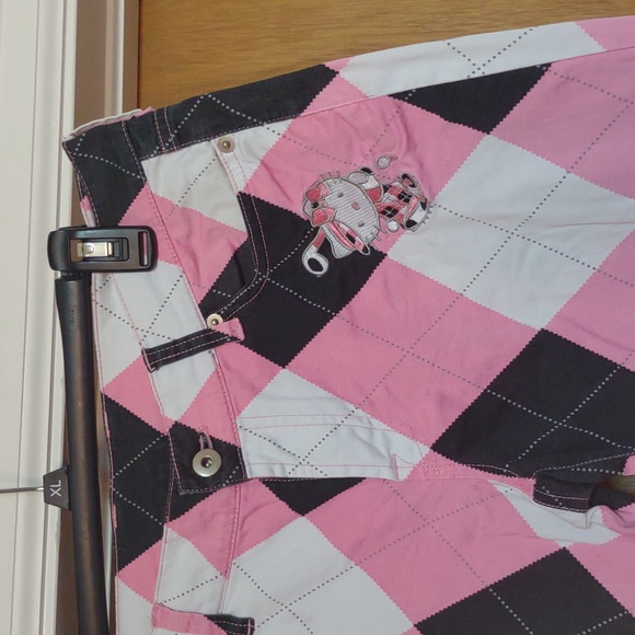RARE!! Hello Kitty Argyle Golf Pants - Picture 4 of 9